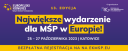 Plakat przedstawia logo Europejskiego Kongresu Małych i Średnich Przedsiębiorstw, logo Regionalnej Izby Gospodarczej oraz informacje o wydarzeniu
